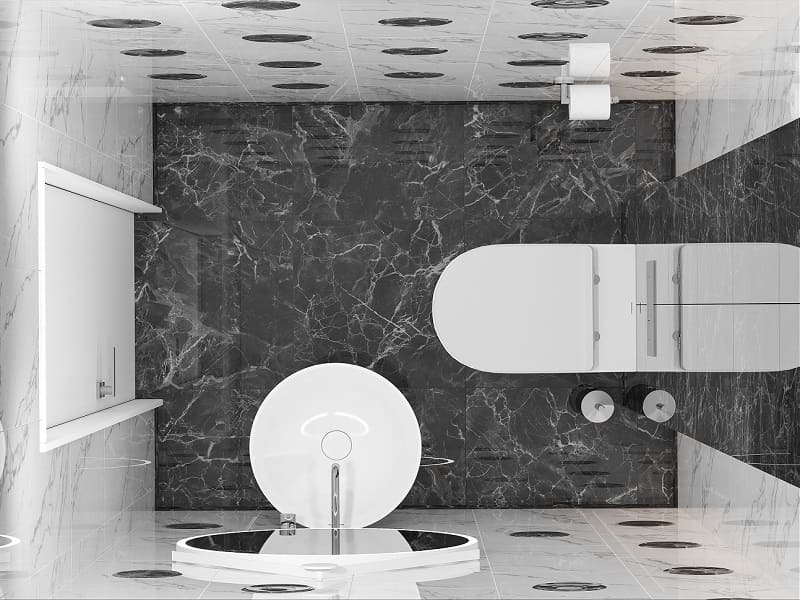 Туалетная комната Коррер современная