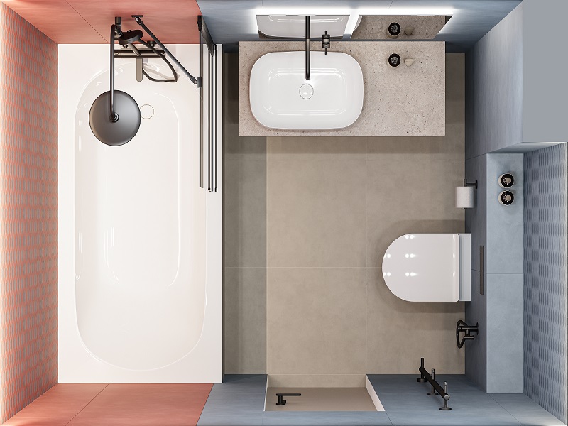 Ванная комната Таделакт / Про Чементо Ванная комната Таделакт / Про Чементо