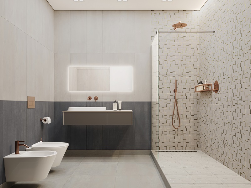 Ванная комната с душевой Гварди