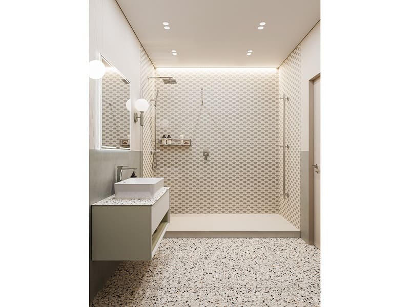 Ванная комната с душевой Таделакт / Бричиола Ванная комната с душевой Таделакт / Бричиола