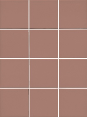 Агуста розовый матовый 30x40x0,7 из 12 частей 9,8х9,8