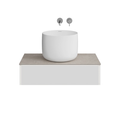 Тумба Magica/Маджика подвесная 90, 1 ящик, утренний серый матовый Тумба Magica/Маджика подвесная 90, 1 ящик, утренний серый матовый