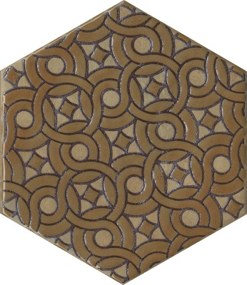 Декор Гроссето жёлтый 20x23,1x0,7