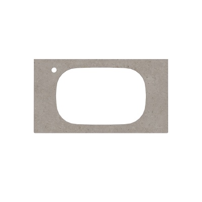 Столешница Magica/Маджика Риккарди 90 см, серая матовая