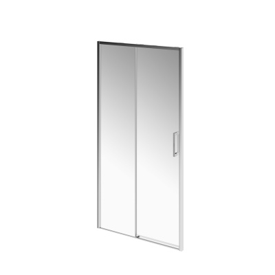 Душевая дверь LINDO, раздвижная с функцией soft close, 100х195, хром