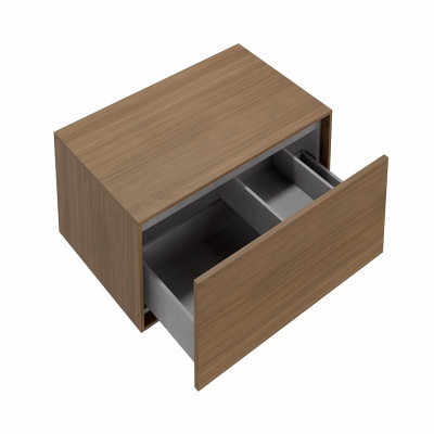 Тумба Atollo/Атолло напольная/подвесная с ящиком 80, деревянная