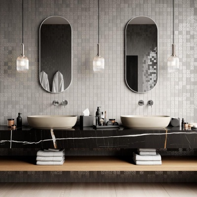 Раковина Plaza/Плаза накладная 60, песочная матовая