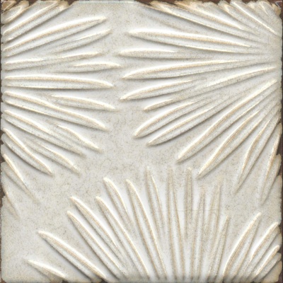 Декор Агдаль 4 бежевый светлый глянцевый структура 15x15x0,9