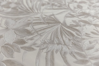 Обои виниловые Джангл мотив, светлый бежевый