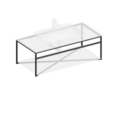 Металлическая структура Plaza Next/Плаза Некст подвесная 100, черная матовая Металлическая структура Plaza Next/Плаза Некст подвесная 100, черная матовая