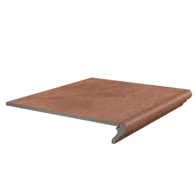 Ступень фронтальная Хадду красный матовый 40,2x34x0,8