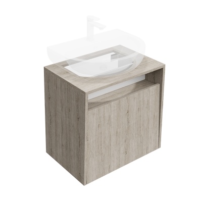 Тумба PRO подвесная 1 ящик 60, дуб Орегон Тумба PRO подвесная 1 ящик 60, дуб Орегон