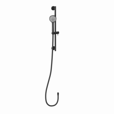 Душевая стойка Ole/Оле c лейкой и шлангом, черный матовый