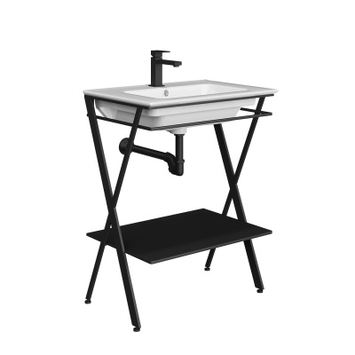 Металлическая структура Piano Next/Пиано Некст напольная 65, черная матовая Металлическая структура Piano Next/Пиано Некст напольная 65, черная матовая