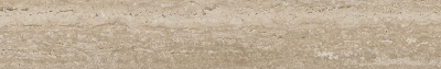 Плинтус Про Травертин бежевый матовый обрезной 60x9,5x0,9