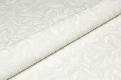 Обои виниловые на флизелиновой основе Мираж база универсальная, белый, листья Обои виниловые на флизелиновой основе Мираж база универсальная, белый, листья