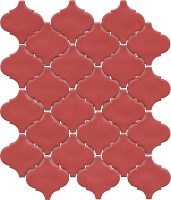 Арабески Марокко красный матовый 26x30x0,7 Арабески Марокко красный матовый 26x30x0,7