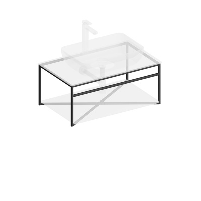 Металлическая структура Plaza Next/Плаза Некст подвесная 80, черная матовая Металлическая структура Plaza Next/Плаза Некст подвесная 80, черная матовая