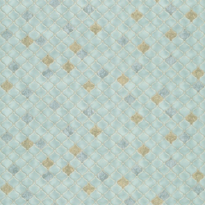 Обои виниловые Арабески мотив, бирюзовый