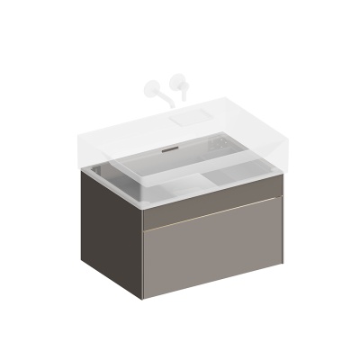 Тумба Logica/Лоджика подвесная 2 ящика 70 см, песчаный Тумба Logica/Лоджика подвесная 2 ящика 70 см, песчаный