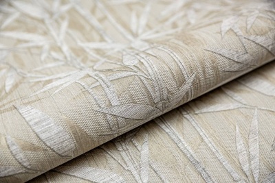 Обои виниловые Бамбук мотив, серый, зеленый Обои виниловые Бамбук мотив, серый, зеленый