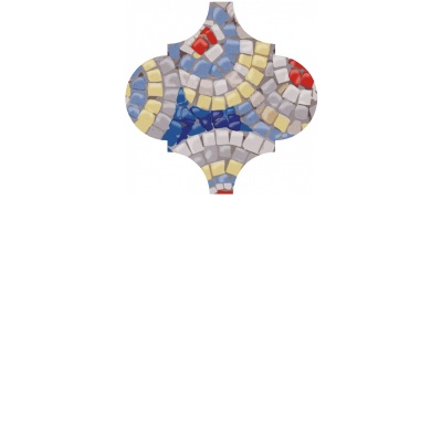 Декор Арабески Майолика Гауди глянцевый 6,5x6,5x0,7