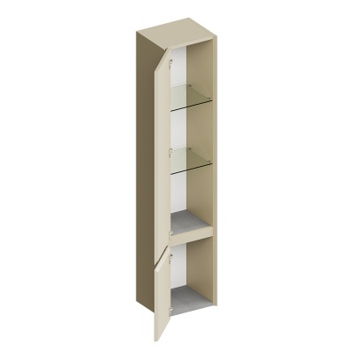 Пенал Cubo/Кубо подвесной левый 165, лимо матовый