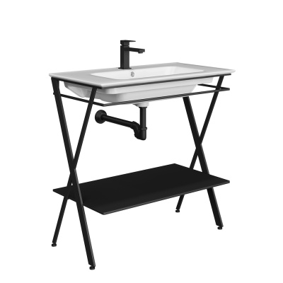 Металлическая структура PIANO Next напольная 85, черная матовая Металлическая структура PIANO Next напольная 85, черная матовая