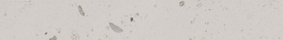 Плинтус Тараскон серый светлый матовый обрезной 60x9,5x0,9