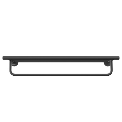 Полка для полотенец Изола настенная, черный матовый Полка для полотенец Изола настенная, черный матовый