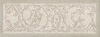 Декор Монсанту 3 бежевый светлый 15x40x0,8