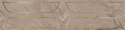 Бордюр Ифран бежевый светлый глянцевый обрезной 60x14,5x0,9