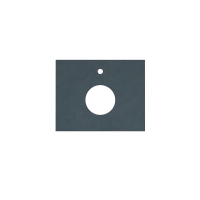 Столешница из керамогранита Про Чементо 60x48, синяя тёмная матовая Столешница из керамогранита Про Чементо 60x48, синяя тёмная матовая