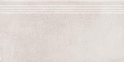 Ступень Мирабо серый светлый обрезной 30x60x0,9