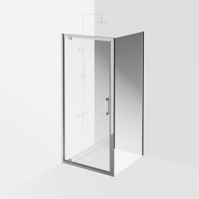 Душевая дверь Vetro/Ветро, распашная, 90х195, хром