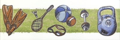 Бордюр Весёлые старты 20x6,3x0,69