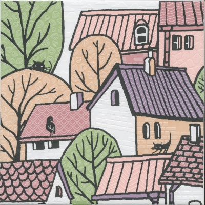 Декор Городок 2 матовый 20x20x0,69 Декор Городок 2 матовый 20x20x0,69