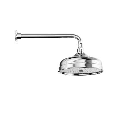 Душевая лейка Muse/Муза "тропический дождь" с кронштейном, хром глянец Душевая лейка Muse/Муза "тропический дождь" с кронштейном, хром глянец