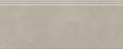 Плинтус Чементо бежевый матовый обрезной 30x12x1,3