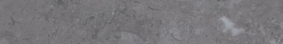 Плинтус Про Лаймстоун серый темный натуральный обрезной 60x9,5x0,9