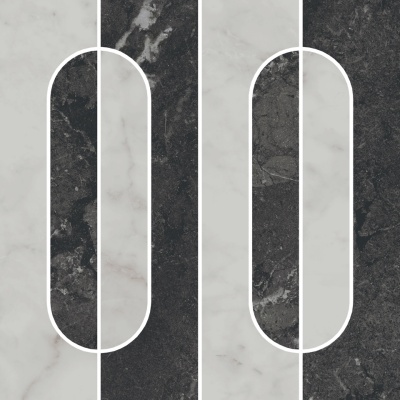 Декор Тубкаль наборный матовый обрезной 30x30x0,9