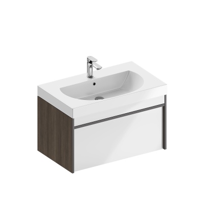 Тумба Modula/Модула подвесная 80 с ящиком 1+1, арабика