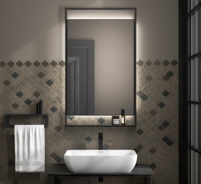 Зеркало Plaza Next/Плаза Некст 60, черное матовое Зеркало Plaza Next/Плаза Некст 60, черное матовое