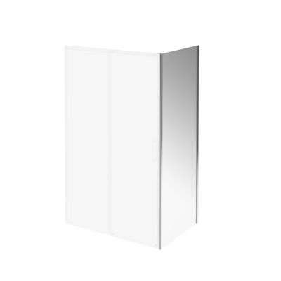 Душевая боковая панель Vetro/Ветро, 80х195, хром