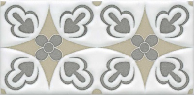 Декор Клемансо орнамент матовый 7,4x15x0,69