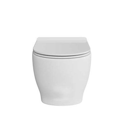 Комплект с подвесным унитазом МОДУЛА и кнопкой управления хром-глянец (круглая) Комплект с подвесным унитазом МОДУЛА и кнопкой управления хром-глянец (круглая)