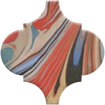 Декор Арабески Венеция красный матовый 6,5x6,5x0,69 Декор Арабески Венеция красный матовый 6,5x6,5x0,69