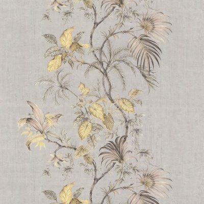 Обои виниловые Оранжерея мотив, серый