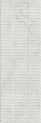 Тубкаль белый глянцевый структура обрезной 30x89,5x1,05