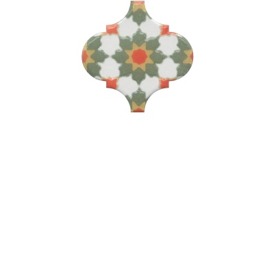 Декор Арабески Майолика орнамент глянцевый 6,5x6,5x0,7